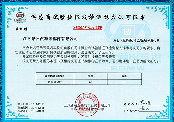 ʵ�����Ͽ�֤�飨SGMW��